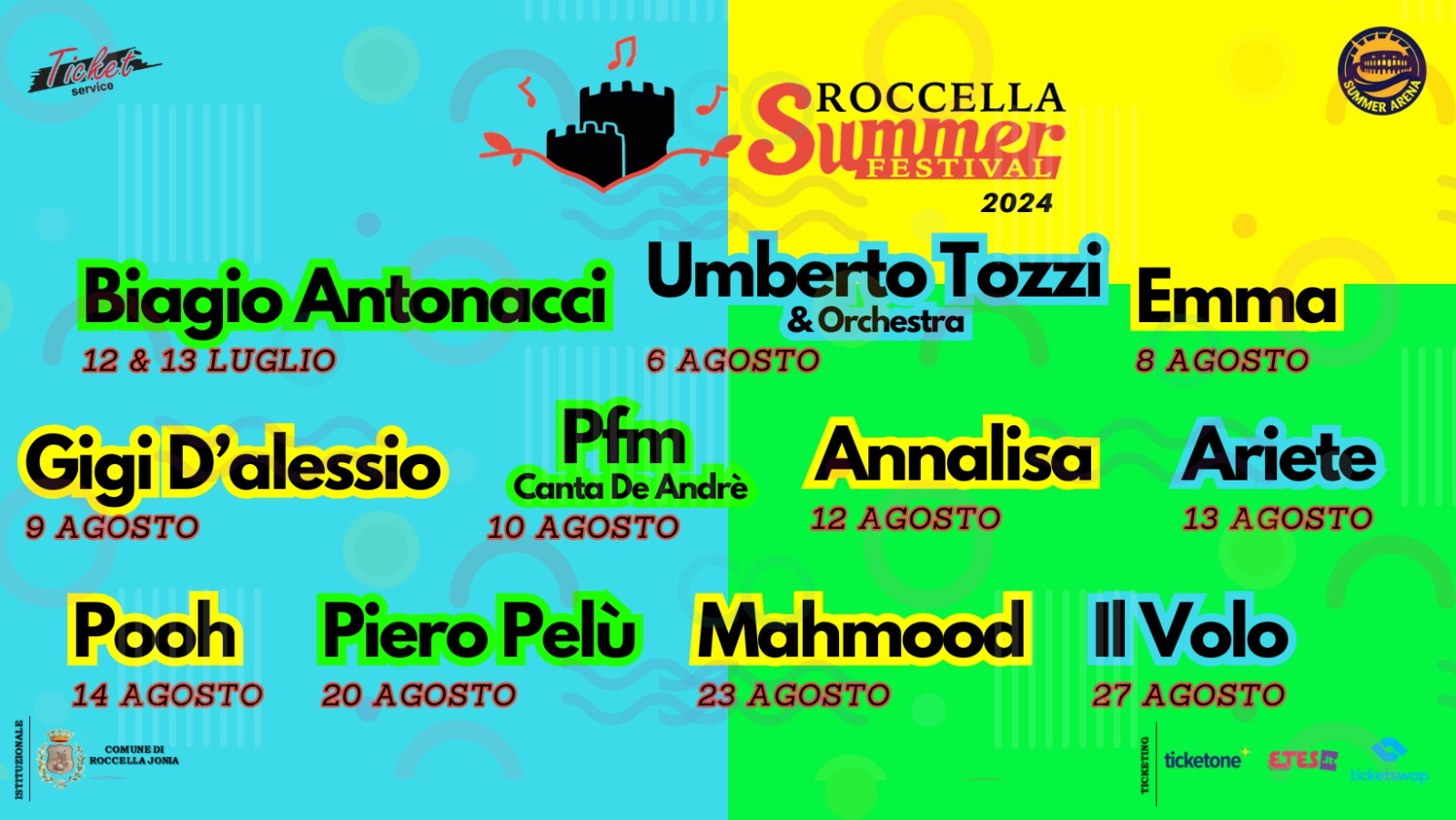 Roccella Summer Festival, tutta la programmazione prevista al Teatro al