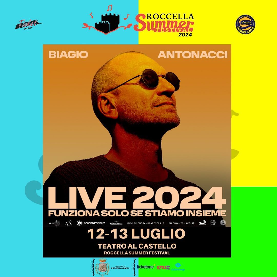 Roccella Summer Festival 2024, il 12 e il 13 luglio al Teatro al